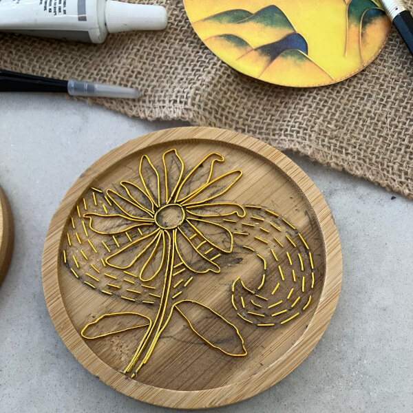 Work made by Caroline Lacey in the workshop